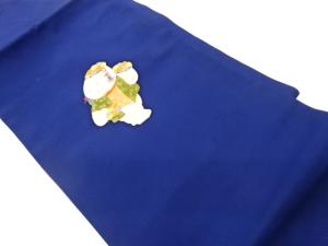 塩瀬金彩手描き童子に小花模様名古屋帯